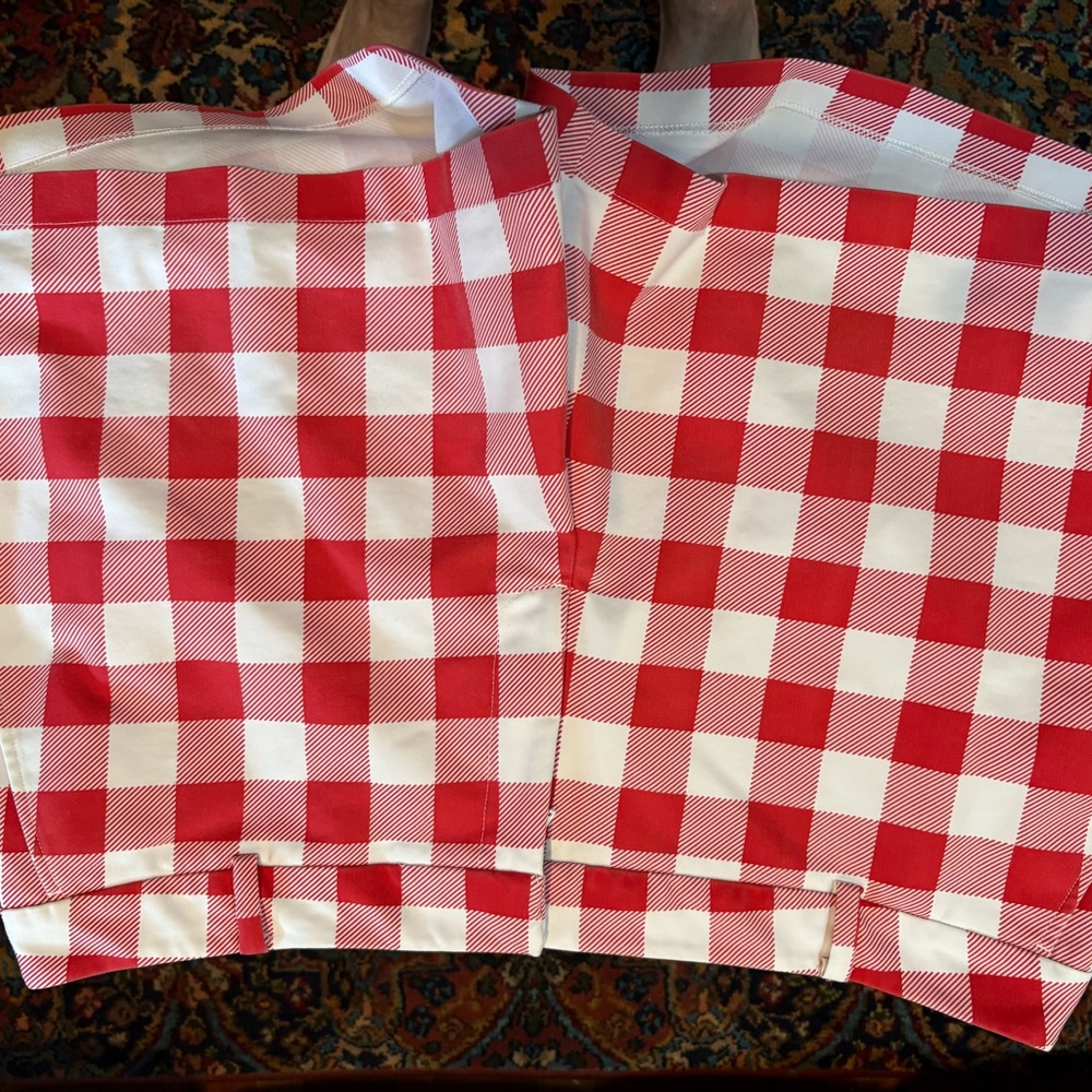 Draper James Red and White Shorts 16
